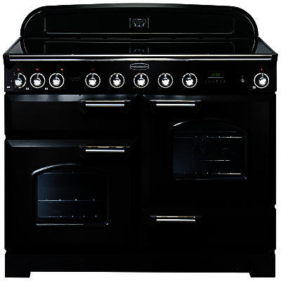 Rangemaster Classic Deluxe 110 Induction Hob Range Cooker Gloss Black Rangemaster Classic Deluxe 110 Induction Hob Range Cooker Gloss Black